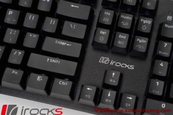 irocks K75MPBT白光机械式键盘黑色版评测开箱