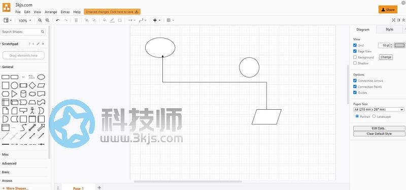 Draw.io - 画流程图软件[在线版+软件]